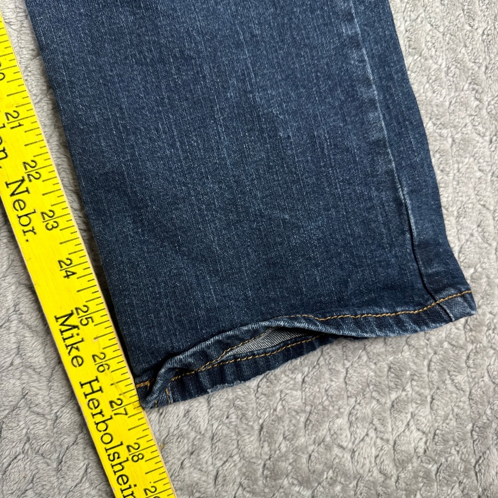 Cat & Jack Boys Size 14 Bootcut Jeans Dark Wash Stretch Denim Adjustable Waist - Picture 12 of 13
